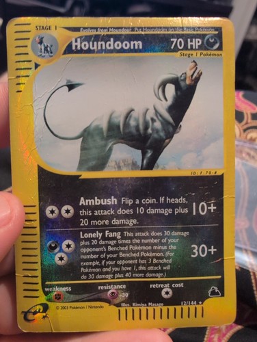 Pokemon Cards: Skyridge Rare: Houndoom 12/144