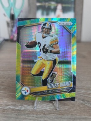 2025 Panini Prizm Hines Ward Hyper /200 Pittsburgh Steelers HOF