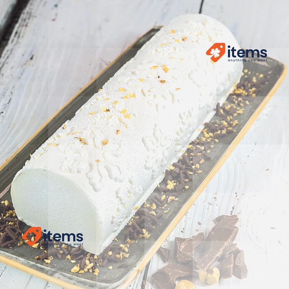 SILIKOMART Eiskönigin Buche Kit Für Textur Schneeflocken Weiß 67 MM - 67MM Grau - Bild 2 von 4