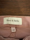 Henry & Belle made in USA womens size 28 rose pink high rise cropped skinny jean — photo 5