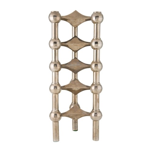 Candeliere Mid Century Moderno Design Dansk Metallo Acciaio Vintage mcm gyuh - Foto 12 di 12
