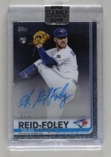 2019 Topps Clearly Authentic Auto Black /75 Sean Reid-Foley #CAA-SR Auto 4r3
