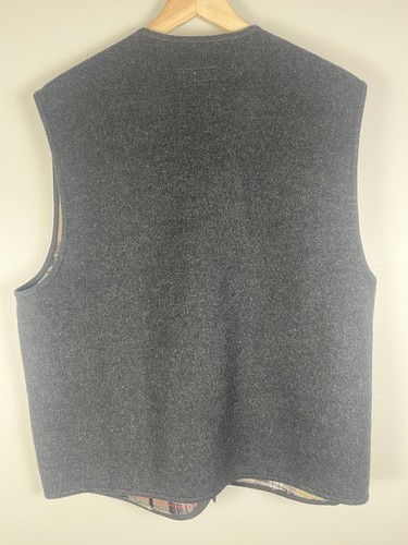 GILET UOMO JIMMY HOURIHAN grigio pura lana nuova taglia XL Irlanda made in Slovakia - Foto 5 di 5