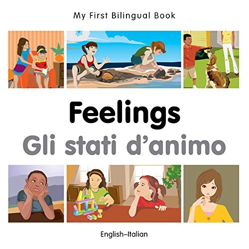 My First Bilingual Book -  Feelings (English-Italian) by Milet Publishing NEW - Image 7