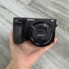 Sony Alpha a6500 Mirrorless Digital Camera w/16-50mm OSS Lens w/flashlight