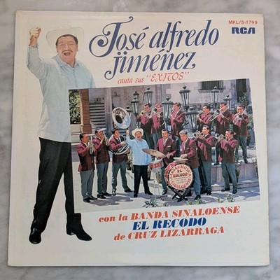 Jose Alfredo Jimenez Banda El Recodo Canta Sus Exitos LP Vinyl 1968 RCA