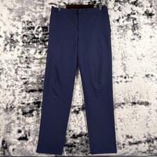 Banana Republic Performance Tapered Pant Mens Size 36x34 Navy Stretch Office