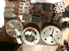 HARDINGE BUCK CHUCK JAW LOT ALUMINIUM STEEL ASSORTMENT