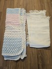 Crocheted Baby Cloths And Blanket Lot — photo 10