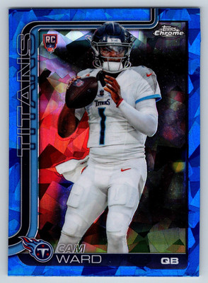 2025 Topps Chrome Sapphire Football - Pick your Card- Finish your set