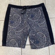 Armani Exchange Swim Trunks Mens M 34x10 Geometric Board Shorts Beach Surfer A31