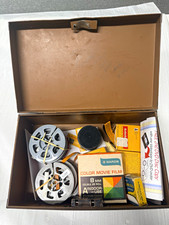 8mm Color Documentary Home Movies Film Reel Lot w/ Box  Vivitar 85B 58mm