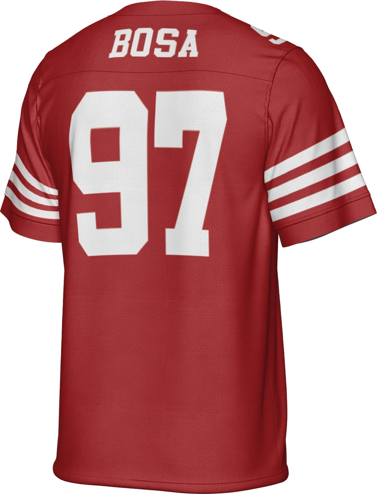 Custom Nick Bosa Red Jersey