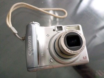 Canon PowerShot A540 6.0MP Digital Camera - Silver for sale online