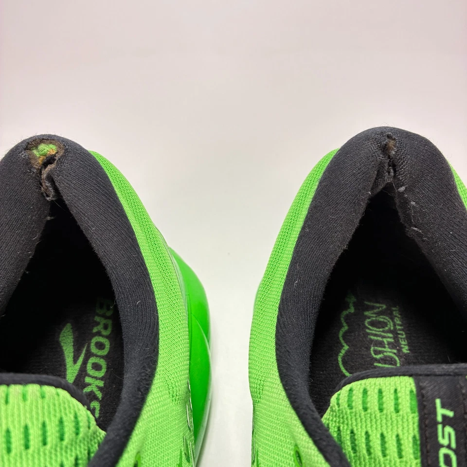 Brooks Ghost 13 Verde Negro Encaje Zapatos para Correr Tenis Atléticos Para Hombre Talla 12 Foto 4 de 4