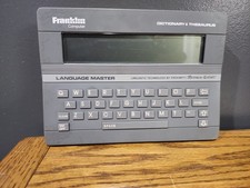 Franklin Language Master LM-2000 Dictionary Spelling Thesaurus Electronic
