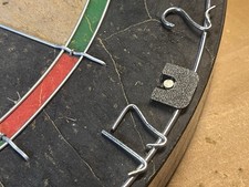 Dartboard Wire Number Ring Repacement Part Hold Down Tabs / Clips set of 4