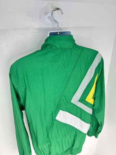 Umbro Premier Windbreaker Size Medium Vintage 90s Jacket Green Soccer Rugby - Picture 9 of 14