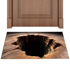 Muti-Design 3D Rugs Optical Illusion, Get Scared, Rug That Looks Like A Hole New