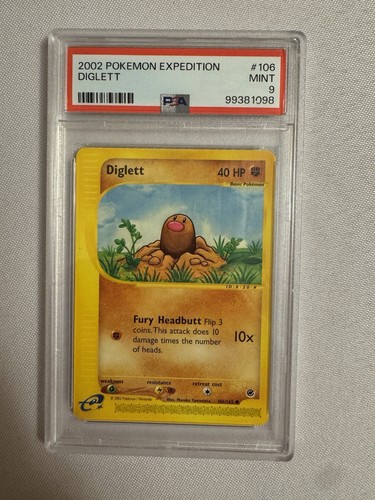 Diglett graded PSA 9 for sale on eBay