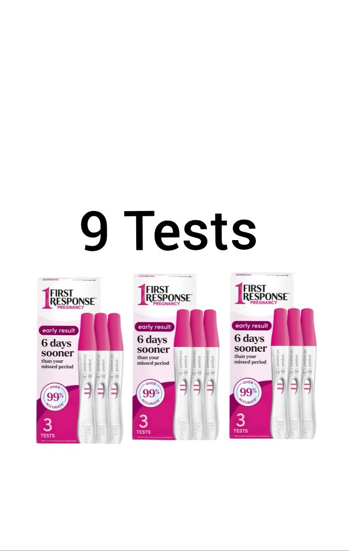9 First Response Pregnancy Tests ~ Brand New In Sealed Boxes ~ Ships Free
