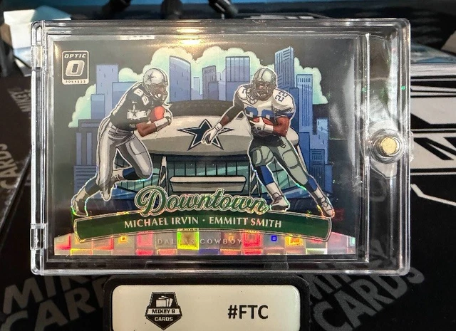 2025 Donruss Downtown Black Pandora Michael Irvin Emmitt Smith Cowboys 13/25 SSP