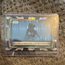 Topps Chrome Star Wars Han Solo Rescues Luke Skywalker GE-25 Serial #11/99