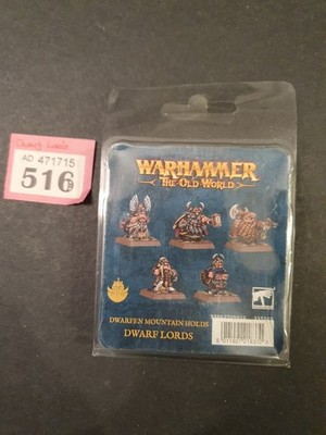 5x Dwarf lords metal - Dwarves Duardin - Warhammer Fantasy / ToW