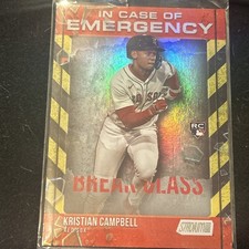 2025 Topps Stadium Club - In Case of Emergency Kristian Campbell #ICE-23 (RC)