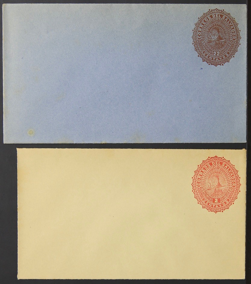 Salvador - Postal Stationary HG#B15a & B20b 1891    MJ526