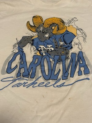 Carolina Tar Heels Men's Vintage T-shirt Rams Logo