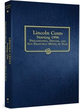 Whitman US Lincoln Cents Album (1996+) #4919