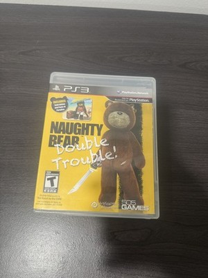 Naughty Bear Double Trouble CIB (Sony PlayStation 3, 2012) RARE w/ Manual TESTED
