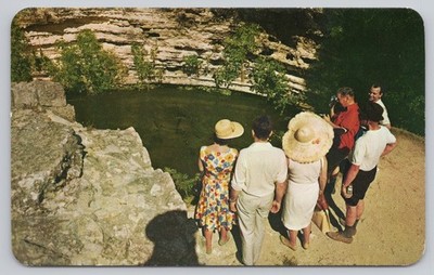 Chichen Itza Mexico, The Sacred Well, Vintage Postcard