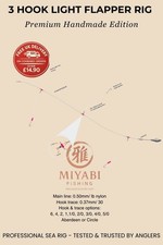 Piattaforma da Pesca Mare Flapper Light 5x3 Ganci per Pesce Piatto - MIYABI Fishing