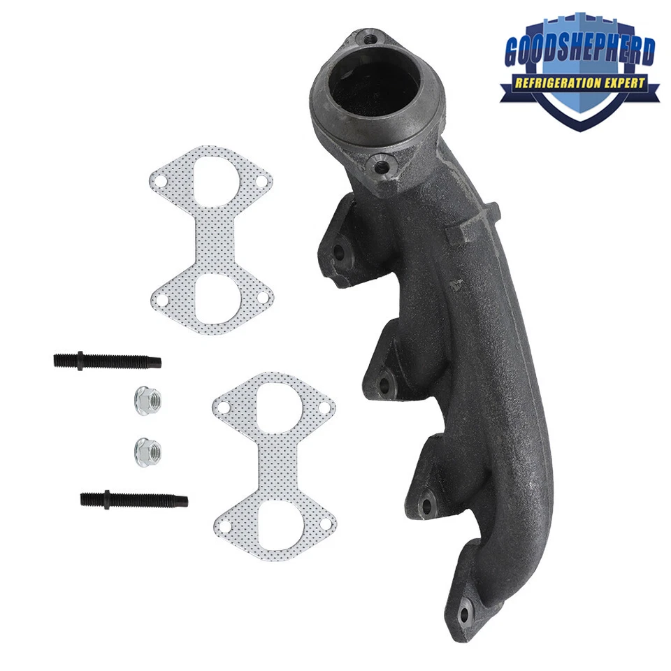 Coletor de escape lateral de passageiros com gaxeta para 2004-2009 Ford F-150 caminhão 5.4L V8 - Imagem 2 de 4