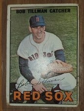 1967 Topps #36 Bob Tillman Boston Red Sox Baseball