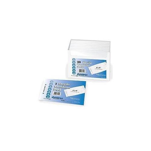 2er Pack Dynarex 3501 sterile Kombination Pads 5 Zoll x 9 Zoll je 20 Stück - Bild 1 von 4