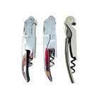 3 Pcs Assorted Stainless Steel Gastro Corkscrew Wine Bottle Opener, Foil Cutter