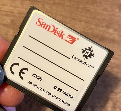 2001 16mb Compact Flash Memory Card by ScanDisk Digital Camera Music Player PCs - Picture 6 of 6