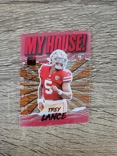 TREY LANCE 2021 Panini Clearly Donruss MY HOUSE Red Die-Cut /49 49ers RC SSP