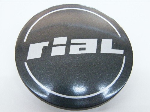 Original RIAL Nabenkappe dunkelgrau Titan N 50 Nabendeckel Felgenkappe N50 - Picture 1 of 3