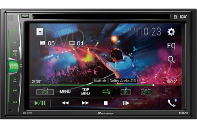 Pioneer AVH-211EX Bluetooth DVD Player iPhone Android CD AM FM MP3