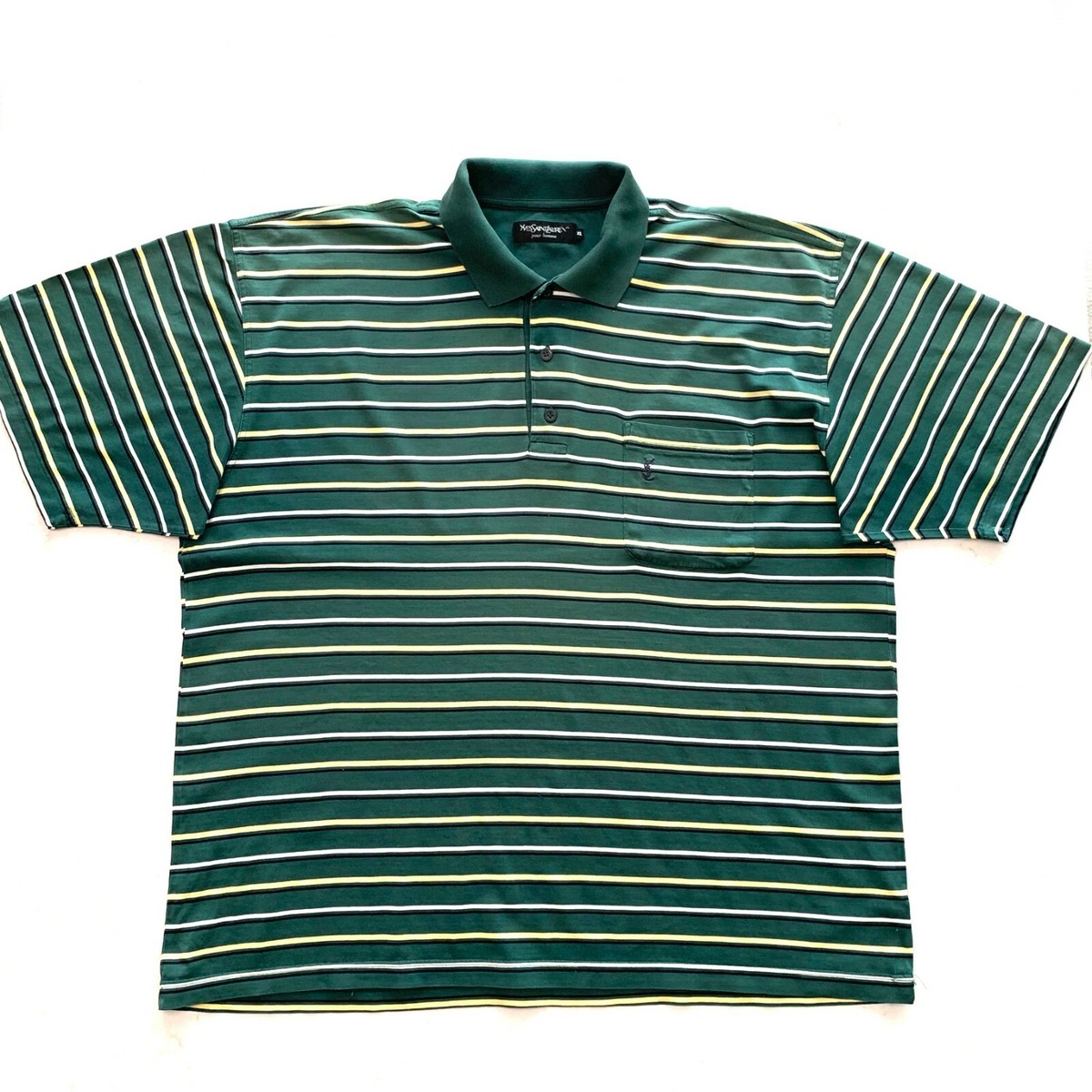 トップス dead stock YVES SAINT LAURENT polo shirt Vintage Yves Saint Laurent Polo Shirt - Etsy