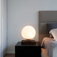 3D Printed Magnetic Levitating Moon Lamp - Unique Night Light Decor