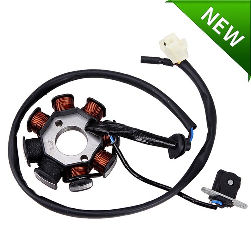 New 8 Coil Pole Magneto Stator For GY6 Scooter Moped 125cc 150cc ROKETA TAOTAO E - Foto 4