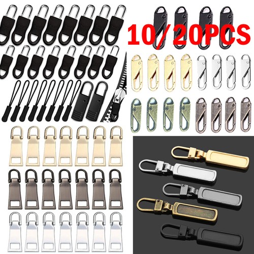 Zipper Fixer Repair Pull Tab Instant Kit Bags Replacement Molded Slider Fix - Picture 3 of 36