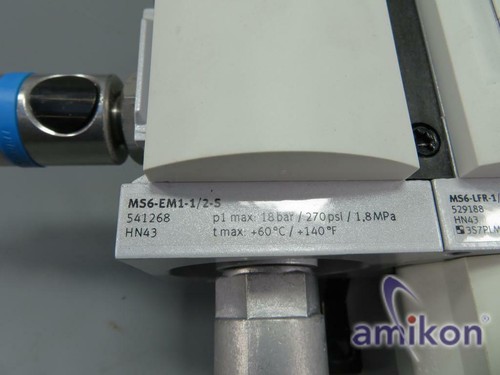 Festo Wartungseinheit MS6-EM1-1/2-S , MS6-LFR-1/2-D7-ERM-AS , MS6 8025361 - Bild 2 von 4