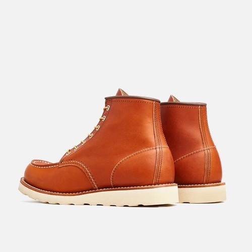 Stivali Red Wing Heritage 875 Classic Moc-toe 6 pollici pelle marrone oro taglia 12E - Foto 5 di 5