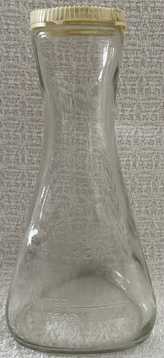 vintage good seasons salad dressing bottle Glass Cruet Shaker w/Lid making this kit a good investment for your future salads. Vintage Good Seasons Salad Dressing